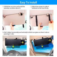 Load image into Gallery viewer, Car Sunshade Sun Visor Extended
