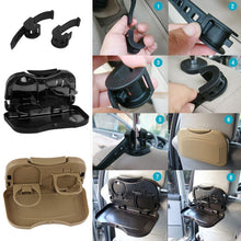 将图片加载到图库查看器，Car Table Steering Wheel Eat Work Cart Drink Food Coffee Goods Auto Steering Wheel Desk Holder Tray Car Laptop Computer Desk Mount Stand Seat Table Back Seat Headrest Tray for Eating Food Drink Writing Laptop Steering Wheel Tray
