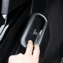 Load image into Gallery viewer, Car Trash Can with Lid Hanging Vehicle Garbage Organizer
