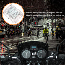 Load image into Gallery viewer, Car Universal Waterproof Motorcycle Clock Watch With Temperature Luminous Moto ATV Electric Bicycle Watch Luminous Quartz Analog Watch Universal Pocket Mini Stick-On Clock for Car Boat Bike Home
