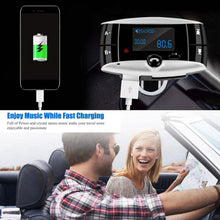 Load image into Gallery viewer, Car Wireless FM Transmitter USB Charger Hands-free Call MP3 Player
