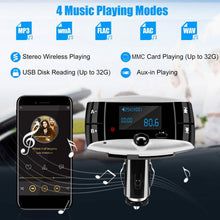 Load image into Gallery viewer, Car Wireless FM Transmitter USB Charger Hands-free Call MP3 Player

