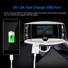 Load image into Gallery viewer, Car Wireless FM Transmitter USB Charger Hands-free Call MP3 Player
