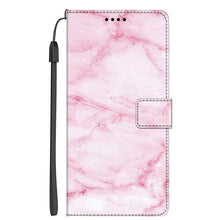 Load image into Gallery viewer, Card Holder PU Leather Wrist Strap Protective Wallet Case Marble Leather Case For Xiaomi Redmi Note 11S 11 Pro 5G Flip Cover Stand Wallet Book Case For Redmi Note11S 11Pro 5G 2022
