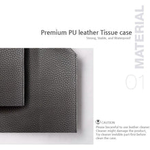 将图片加载到图库查看器，Carrotez Modern PU Leather Square Tissue Box Holder
