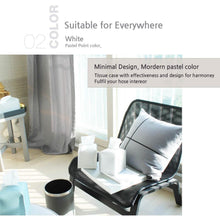 将图片加载到图库查看器，Carrotez Modern PU Leather Square Tissue Box Holder
