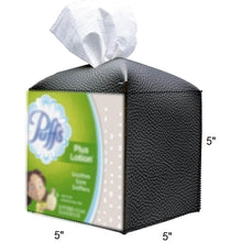 将图片加载到图库查看器，Carrotez Modern PU Leather Square Tissue Box Holder
