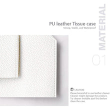 将图片加载到图库查看器，Carrotez Modern PU Leather Square Tissue Box Holder
