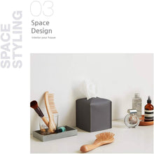 将图片加载到图库查看器，Carrotez Modern PU Leather Square Tissue Box Holder
