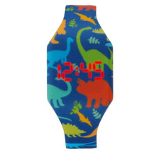 将图片加载到图库查看器，Cartoon Childrens Cute Watches LED Digital Clock Kids Student Dinosaur Digital Sport Watch For Boys Girls Kid Waterproof Electronic Functional Cute Outdoor Kids Watches
