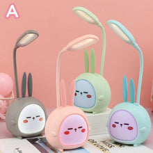 Load image into Gallery viewer, Cartoon Desk Lamp Eye Protection Energy-saving Reading Lamp USB Charging Sleeping Night Light LED Table Lamp for Kids Cute Study Lamps for Bedroom Décor

