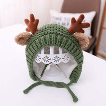 Load image into Gallery viewer, Cartoon Elk Baby Hat Winter Christmas Knitted

