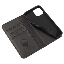 将图片加载到图库查看器，Case for iPhone 12 Pro Max mini Case on for iPhone 11 7 8 Plus X XR XS Luxury Leather Flip Cover PU Leather iPhone Wallet Case Black Kickstand Card Holder Flip Phone Cover
