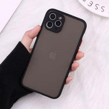 将图片加载到图库查看器，Case for iPhone Camera Protection Bumper Phone Cases For iPhone 14 14ProMax 14Plus 13Promax 13 12 11 Translucent Shockproof Back Cover Silicone Shock Proof Cover Lens Ring Protection

