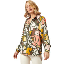 将图片加载到图库查看器，Casual Long Sleeve Button Down Shirts Tops
