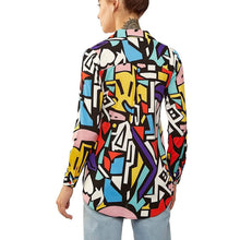 将图片加载到图库查看器，Casual Long Sleeve Button Down Shirts Tops
