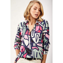 将图片加载到图库查看器，Casual Long Sleeve Button Down Shirts Tops
