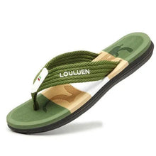 Load image into Gallery viewer, Casual  Men Blue Summer Flip Flops High Quality Men Flip Flops Breathable Beach Slippers Outdoor Cool Simple Design Comfortable Walking Sandals
