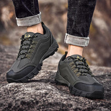 Load image into Gallery viewer, Casual Mens Outdoor Shoes Flat Durable Shoes Autumn Winter Classic Leather Sport Footwear Low Cut Boots Leather Walking Lightweight Breathable Modern Shoes For Walking
