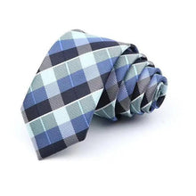 Load image into Gallery viewer, Casual Skinny Men Ties Fashion Polyester Comfortable Striped Necktie Business Design Formal Slim Office Necktie For Men

