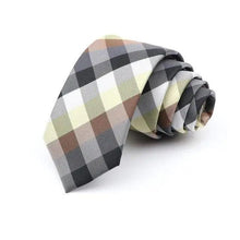 Load image into Gallery viewer, Casual Skinny Men Ties Fashion Polyester Comfortable Striped Necktie Business Design Formal Slim Office Necktie For Men
