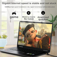Load image into Gallery viewer, Cat6 Round Ethernet Cable RJ45 Cat6 Lan Cable Internet Modem Laptop Router Network Ethernet Cable Plated RJ45 Connectors Ethernet LAN Cable For Laptop Game Console
