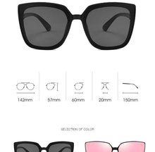 将图片加载到图库查看器，Cat Eye Sunglasses for Women Classic Sunglasses For Women New Retro Square Shape  Glasses For Women/Men New Luxury Designer Eyewear Sunglasses
