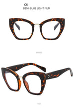 Load image into Gallery viewer, Cat Eyes Anti Blue Light Blocking Glasses Optical Glasses Women Men Computer Glasses Prescription Spectacle Frames Unisex Reduce Eye Strain For Men And Women
