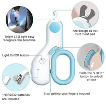 将图片加载到图库查看器，Cat Nail Clipper with LED Light

