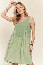 Load image into Gallery viewer, Decorative Button Sleeveless Babydoll Dress For Women – Elegant, Unique, Flowy, Comfortable, Versatile &amp; Stylish
