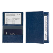 Load image into Gallery viewer, CDC Vaccination Card Holder And RFID Passport Organizer Holder
