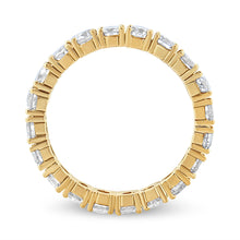 Load image into Gallery viewer, 14K Yellow Gold 2.00 Cttw Shared Prong Set Round Cut Diamond Eternity Band (J-K Color, VS1-VS2 Clarity) - Ring Size 6.75
