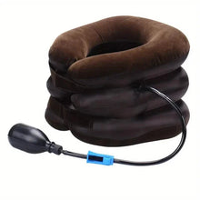 将图片加载到图库查看器，Cervical Neck Traction Device Inflatable Neck Stretcher
