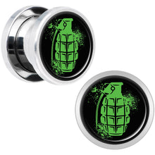将图片加载到图库查看器，Green Grenade Steel Screw Fit Plug Set 00G
