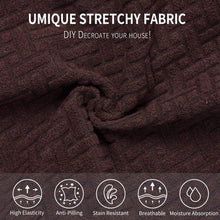 Load image into Gallery viewer, Chair Seat Covers for Dining Room Removable Washable Anti-Dust Seat Protector Removable Dining  Seat Cover And Dining Chair Covers Stretch Seat Cushion Slipcover for Dining Room Kitchen Chairs
