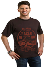 Load image into Gallery viewer, Champions Cars Men's Bamboo Viscose/Organic Cotton Short Sleeve Graphic T-Shirt
