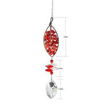 Load image into Gallery viewer, Chandelier Crystals Ball Prism Pendant Maker Sun Catcher Crystal Rainbow Maker Drops Hang for Window Home Decor Car Charms Hanging  Wind Chimes Hanging Ornament Garden Decor
