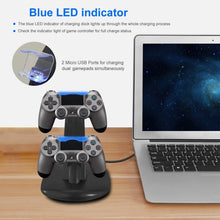 将图片加载到图库查看器，Charging Dock Station Dual Micro USB Stand for PS4 Pro
