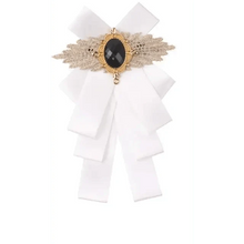 Load image into Gallery viewer, Charming  Butterfly Ladies Bowtie Casual Solid Color Rhinestone Brooch Bowties For Women Fashionable Wedding  Bowtie
