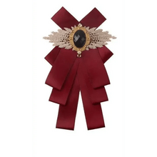 Load image into Gallery viewer, Charming  Butterfly Ladies Bowtie Casual Solid Color Rhinestone Brooch Bowties For Women Fashionable Wedding  Bowtie
