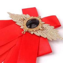 Load image into Gallery viewer, Charming  Butterfly Ladies Bowtie Casual Solid Color Rhinestone Brooch Bowties For Women Fashionable Wedding  Bowtie
