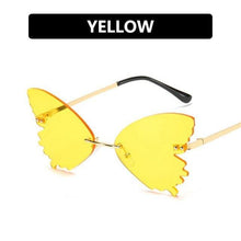 将图片加载到图库查看器，Charming Butterfly Sunglasses Women Luxury Design Glasses Women Summer Oversized Anti-reflective Eyeglasses Women Cool Fashion Trendy Sunglasses
