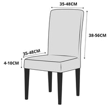 将图片加载到图库查看器，Cheap Waterproof Chair Cover Elastic Spandex Chair Covers for Dining Room Kitchen Stretch Chair Slipcover High Back Chair Covers For Dining Room Dining Kitchen Stretch Decorative Waterproof Spandex Chair Protectors Cover
