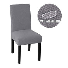 将图片加载到图库查看器，Cheap Waterproof Chair Cover Elastic Spandex Chair Covers for Dining Room Kitchen Stretch Chair Slipcover High Back Chair Covers For Dining Room Dining Kitchen Stretch Decorative Waterproof Spandex Chair Protectors Cover

