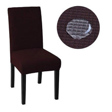 将图片加载到图库查看器，Cheap Waterproof Chair Cover Elastic Spandex Chair Covers for Dining Room Kitchen Stretch Chair Slipcover High Back Chair Covers For Dining Room Dining Kitchen Stretch Decorative Waterproof Spandex Chair Protectors Cover
