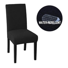 将图片加载到图库查看器，Cheap Waterproof Chair Cover Elastic Spandex Chair Covers for Dining Room Kitchen Stretch Chair Slipcover High Back Chair Covers For Dining Room Dining Kitchen Stretch Decorative Waterproof Spandex Chair Protectors Cover

