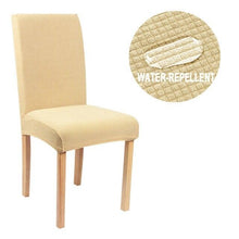 将图片加载到图库查看器，Cheap Waterproof Chair Cover Elastic Spandex Chair Covers for Dining Room Kitchen Stretch Chair Slipcover High Back Chair Covers For Dining Room Dining Kitchen Stretch Decorative Waterproof Spandex Chair Protectors Cover
