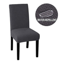 将图片加载到图库查看器，Cheap Waterproof Chair Cover Elastic Spandex Chair Covers for Dining Room Kitchen Stretch Chair Slipcover High Back Chair Covers For Dining Room Dining Kitchen Stretch Decorative Waterproof Spandex Chair Protectors Cover
