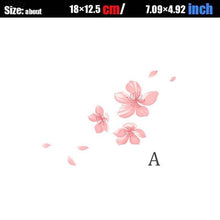 Load image into Gallery viewer, Cherry Blossom Floral Car Stickers Love Pink Auto Vinyl Window for Women Car Tuning Styling Accessories Flower Peach Blossom Car Stickers Car Decals Peel Sticker Removable Car Stickers
