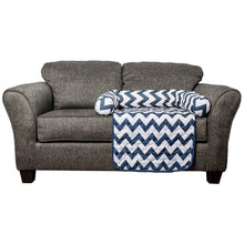 Load image into Gallery viewer, Chevron Reversible Quilted Pet Bed Chair Cover - Assorted Sizes
